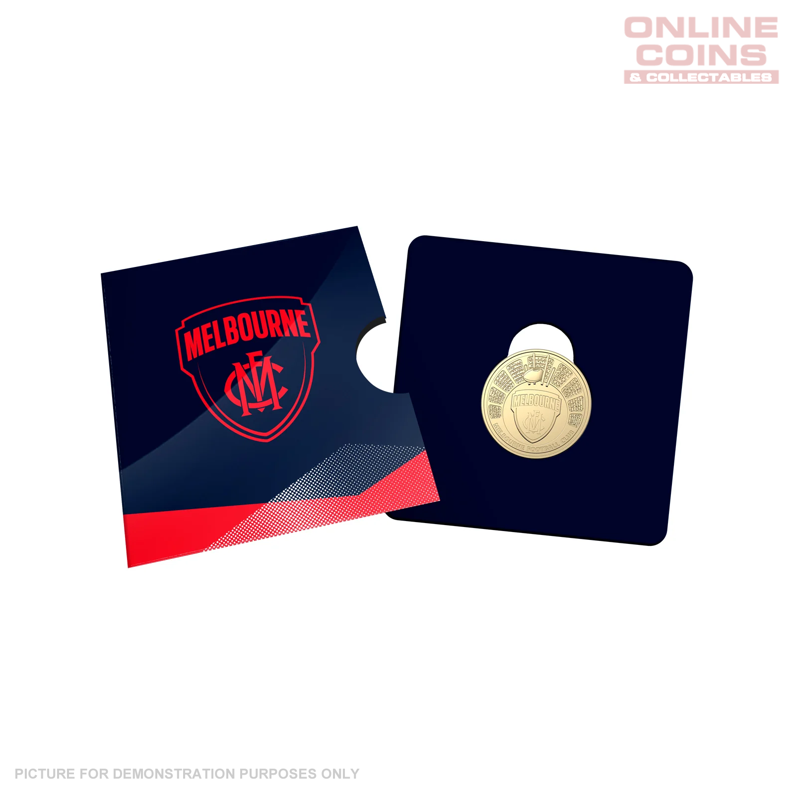 2024 AFL Single Coin - MELBOURNE DEMONS
